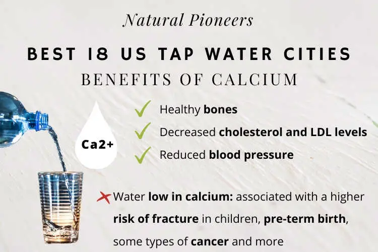 Natural Pioneers Best 18 US Tap Water Cities Highest In Calcium & Magnesium Benefits of Calcium