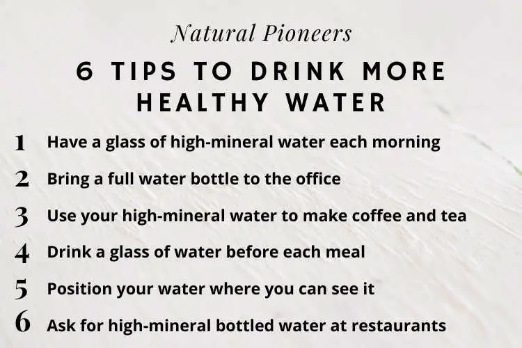 Natural Pioneers How To Drink Healthy Water 5 Steps To Drink The Best Water how to drink more healthy water