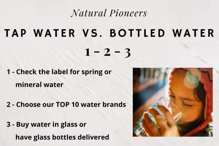 Natural Pioneers Tap Water Vs. Bottled Water Go Better, Healthier, Safer three steps to get the best water