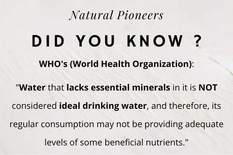 Natural Pioneers The Better Water To Drink Healthiest & Best In Taste is purified or filtered water good for you