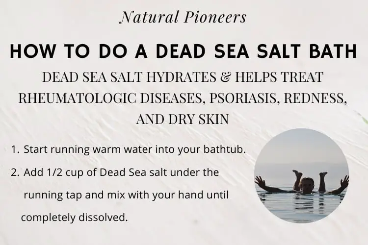 Natural Pioneers Dead Sea Salts vs. Epsom salts The difference How to do a dead sea salt bath