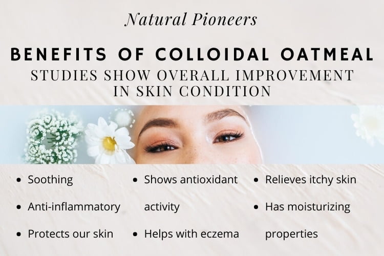 Natural Pioneers How To Make Colloidal Oatmeal Homemade Recipe & Benefits benefits of colloidal oatmeal