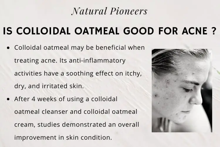 Natural Pioneers How To Make Colloidal Oatmeal Homemade Recipe & Benefits is colloidal oatmeal good for acne eczema pimples