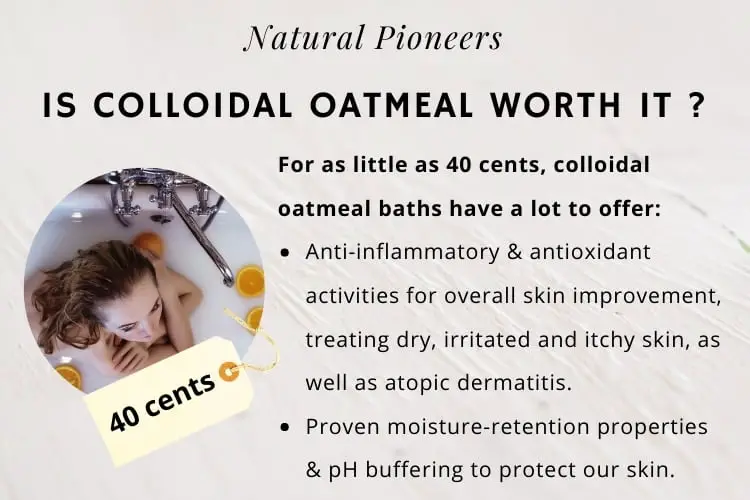 Natural Pioneers How To Make Colloidal Oatmeal Homemade Recipe & Benefits price cost of colloidal oatmeal