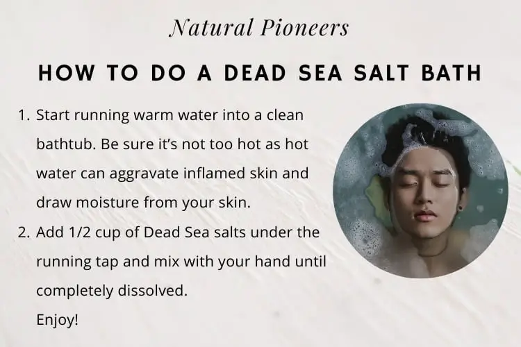Natural Pioneers Is Dead Sea Mud Good For Acne how to do a dead sea salt bath