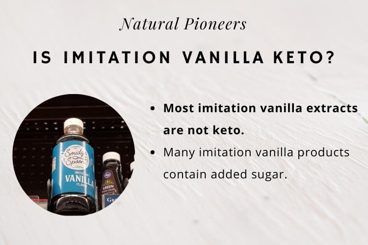 Natural Pioneers Is Imitation Vanilla Extract Keto Friendly