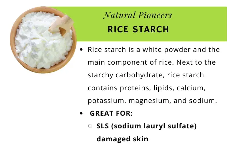 Natural Pioneers The quick and easy guide to bath salts rice starch infographic