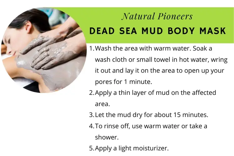 Natural Pioneers How to do a dead sea mud mask how to do a dead sea body mask 5 steps