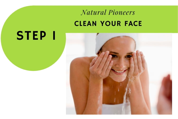 Natural Pioneers How to do a dead sea mud mask step 1 clean your face