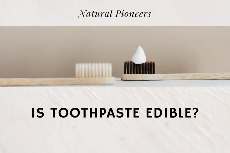 Natural Pioneers Is toothpaste edible